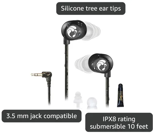 Vista 3 de Swimbuds Auriculares de cable corto impermeables Flip (cable mejorado)