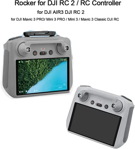 Vista 5 de Joystick de pulgar/protector de balancín para DJI AIR 3 RC 2/Mavic 3 PRO/Mini 3 PRO DJI control remoto RC, cubierta de soporte para RC Quadcopters