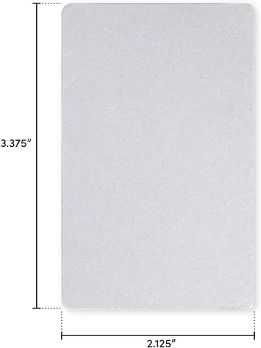 Vista 4 de Cabezal magnético presaturado de tarjetas de limpieza, paquete de 50 unidades (lado dual)