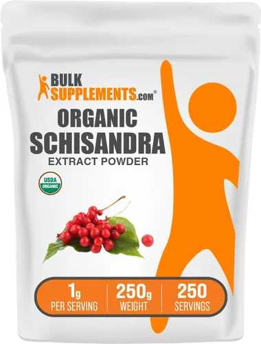 Vista 9 de BulkSupplements. com Polvo de extracto orgánico de Schisandra - Suplemento Schisandra, de bayas de Schisandra, suplemento de hierbas - Sin gluten