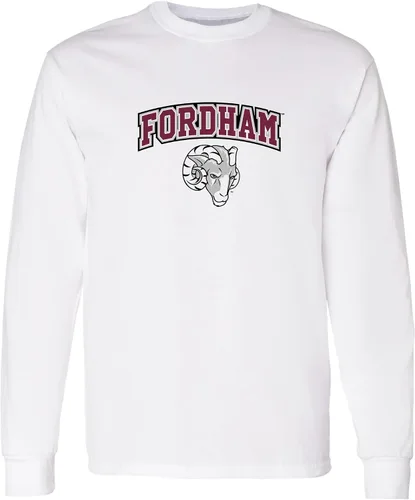 Vista 67 de NCAA oficial de College – University Team Color Arco Logo Manga Larga