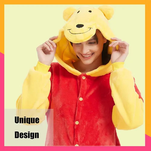 Vista 3 de Pijama unisex para adultos, disfraz de Navidad, Halloween, disfraz de cosplay