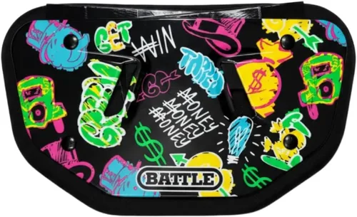 Vista 49 de Battle Sports Placa de espalda de fútbol novedosa – Protector de espalda inferior de carcasa dura con espuma contorneada para protección de alto