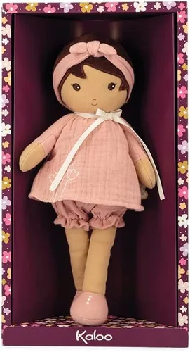 Vista 7 de Kaloo - Tendresse - Mi primera muñeca de tela Amadine (grande) - Abrazarse con juguetes de peluche - Forever Friend para niños - Fomenta el juego