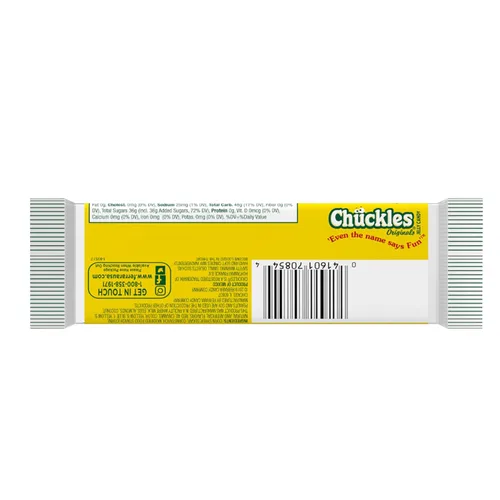 Vista 4 de Wonka Chuckles Original, caramelos de gelatina con cobertura de azúcar, caramelos con sabor a fruta, barras de 2 onzas (paquete de 24)