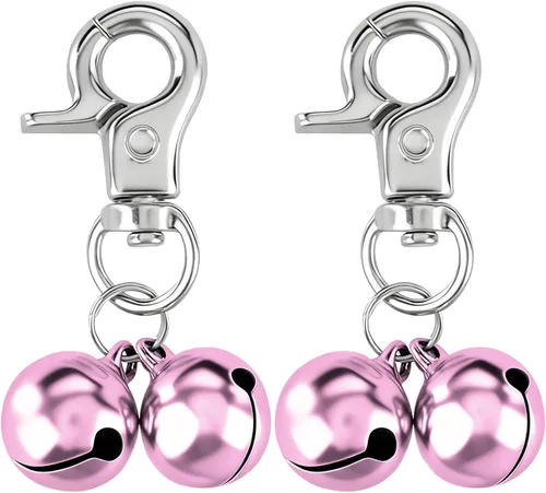 Vista 19 de EXPAWLORER Cat Bell - Accesorios para collar de mascotas, campanas para Azul