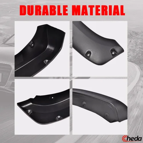 Vista 5 de CHEDA Aletas para parachoques, Compatible con Ford F150 SVT Raptor 2009 2010 2011 2012 2013 2014, Cubierta de rueda estilo de fábrica, FO1268100