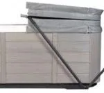 Vista 3 de Cover Valet Cover Rock-It - Cubierta para bañera de hidromasaje, gris, rectangular, 96 pulgadas