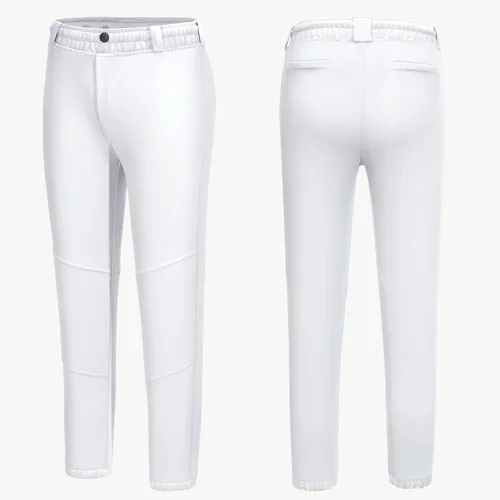 Vista 2 de Mivei Pantalones de béisbol para niños de 2 a 7 años, pantalones de béisbol para niños pequeños, pantalones de sóftbol con bolsillos UPF50+
