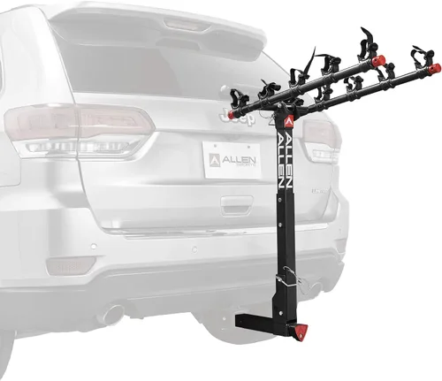Vista 8 de Allen Deportes Rack para 5 bicicletas con receptor de 2 pulgadas