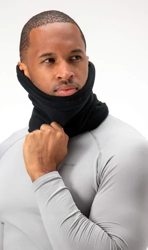 Vista 5 de DEVOPS Paquete de 2 polainas térmicas de forro polar para hombre, protección contra el viento