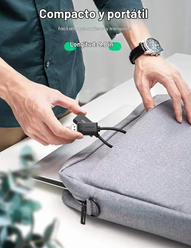 Vista 7 de UGREEN Adaptador DisplayPort a HDMI, convertidor macho a hembra