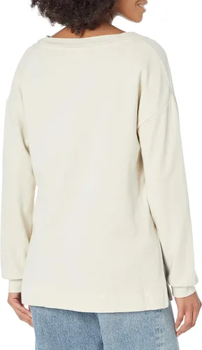 Vista 2 de GAP Camiseta tipo túnica de forro polar con cuello en V para mujer