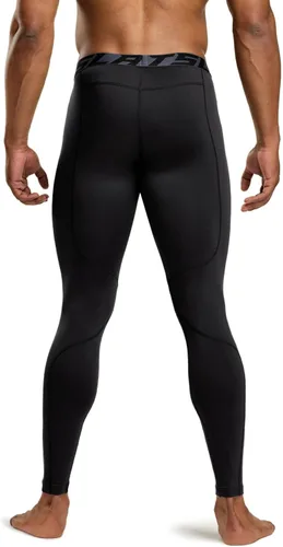 Vista 2 de TSLA - Pantalones de compresión térmica para hombres, calzas deportivas para correr, ropa base de invierno