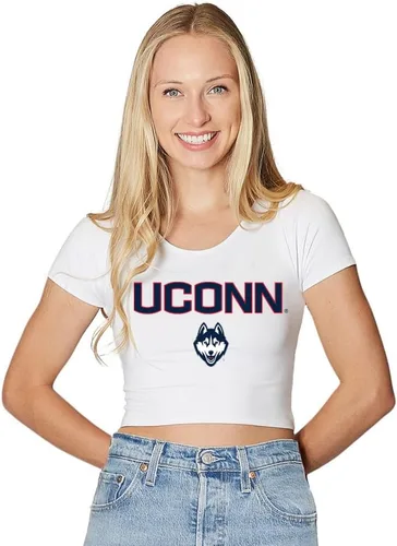 Vista 14 de Lojobands Camiseta corta ajustada para mujer, hecha en Estados Unidos, talla única