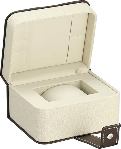 Vista 3 de Baume Mercier 10028 Hampton reloj con malla de cuero semiautomático para hombre color marrón