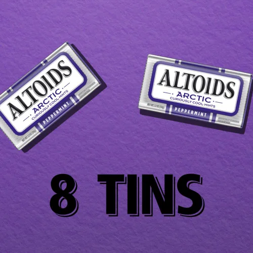 Vista 5 de ALTOIDS Arctic - Caramelos de menta, lata de 1.2 onzas (paquete de 8)
