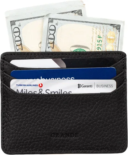 Vista 5 de Grande-3633 Fundas para Tarjetas, Negro, Minimalista