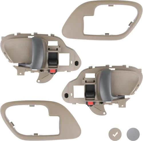 Vista 8 de APPERFiT Manija de puerta interior con kit de bisel (azul) Compatible con 1995-2002 Chevy Chevrolet GMC Truck C1500 C2500 C3500 K1500 K2500 K3500