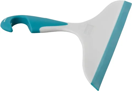 Vista 3 de WENKO 20177100 - Escobilla de baño Loano para baño y ducha, plástico, color azul claro