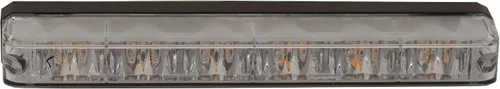 Vista 2 de Buyers Products 8892800 - Luz estroboscópica LED ultra brillante de perfil estrecho de 5 pulgadas, ámbar, 6 LED con intermitente síncrono y alterno