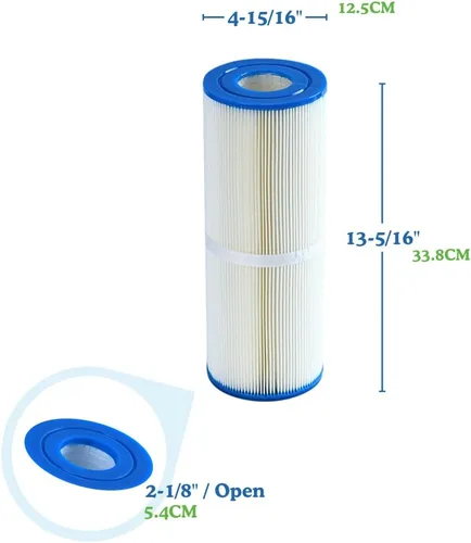 Vista 2 de Malaka Cartucho de filtro de spa FD2001 compatible con PRB25-IN C-4326 FC-2375, filtro de repuesto para bañera de hidromasaje, paquete de 2