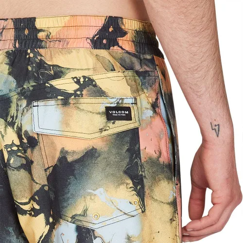 Vista 6 de Volcom Pantalón corto estándar para hombre Chlorine Killer Stoney de 17 pulgadas