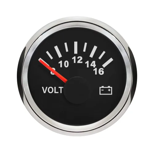 Vista 10 de ELING – Voltímetro digital de 52 mm, 2 pulgadas, 12V 24V DC, para auto y barco, con retroiluminación, a prueba de agua IP67