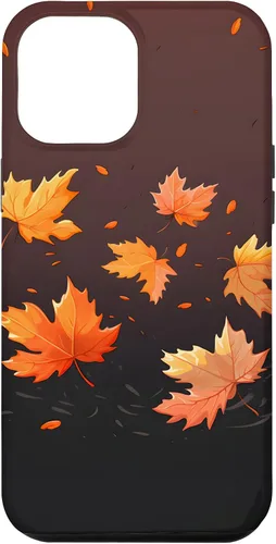 Vista 26 de Autumn Maple Leaves Swirling in The Wind Case for iPhone 17