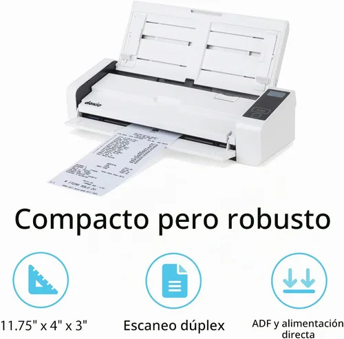 Vista 4 de Doxie Pro DX400 - Escáner de documentos dúplex y escáner de recibos para el hogar y la oficina con un software increíble para Mac y PC