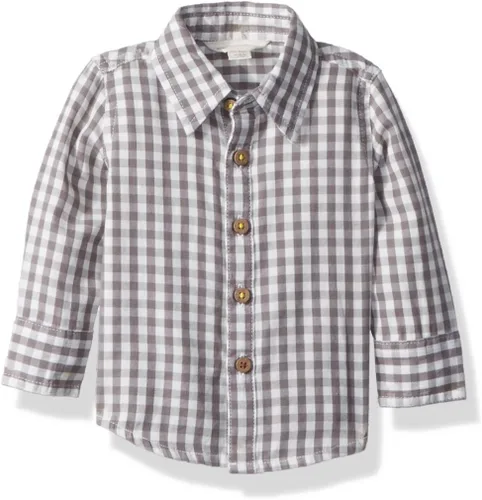 Vista 12 de Burt's Bees Baby Camisetas para Bebés Niños, Camisetas de Manga Corta y Larga con Cuello en V y Cuello Redondo para Bebés y Niños Pequeños, 100% Nube
