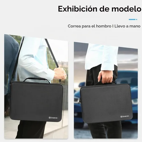 Vista 7 de Smatree Funda rígida para laptop para Galaxy Book4 Edge de 14 pulgadas Negro