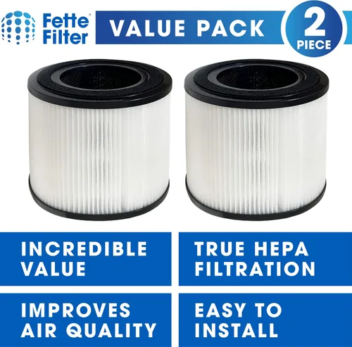 Vista 2 de Filtro de repuesto 3069/3389 Premium True Hepa compatible con BISSELL MYair Pro y Hub modelos de purificador de aire 3139A 3139B B0195 2905A 3179A