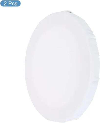 Vista 3 de PATIKIL Paneles de lienzos de pintura para pintura, paquete de 2 paneles redondos de madera de 4 x 4 pulgadas, paneles de arte en blanco estirados