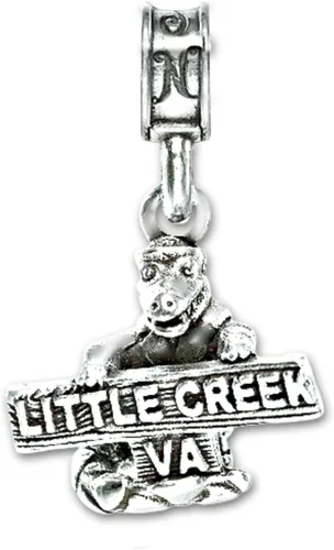 Vista 31 de .925 Sterling Sliver Charm Marina de los Estados Unidos USN NAF