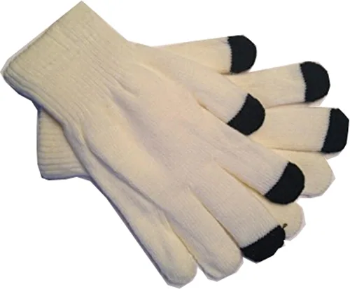 Vista 6 de IT'S RIDIC! Guantes de invierno elásticos para pantalla táctilmensajes de texto con una textura suave. Solo lo suficientemente gruesos como