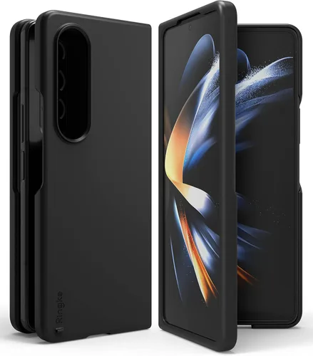 Vista 10 de Ringke Funda delgada [material antiamarilleo] compatible con Samsung Galaxy Z Fold 4 5G (2022) para minimalista pero resistente, funda transparente