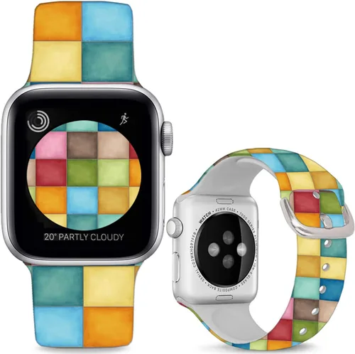 Vista 9 de Correas de silicona suave compatibles con Apple Watch de 38, 40, 41, 42, 44, 45, 46 y 49 mm, correas deportivas Ultra 2 para mujeres y hombres