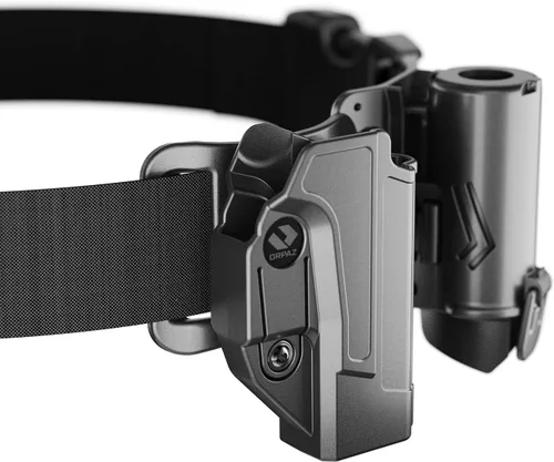 Vista 4 de Orpaz C-Series IWI Jericho Enhanced Holster Compatible with IWI Jericho Enhanced OWB Holster - Unisex - Will Secure Your Handgun with a Tactical