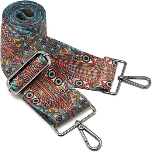 Vista 61 de ZOOEASS Hebillas de níquel Correa ancha para el hombro ajustable de repuesto para cinturón de pistola, hebilla de guitarra estilo bandolera