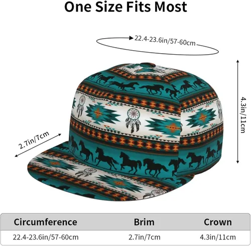 Vista 6 de Gorra india nativa americana ajustable retro nativa americana sombrero de béisbol para hombres y mujeres, sombrero y gorra ajustable casual