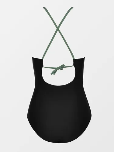 Vista 5 de CUPSHE - Traje de baño de una pieza para mujer, de cuello alto y control de abdomen