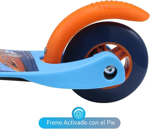 Vista 7 de Patinete para niños, auto equilibrio de 3 ruedas, ruedas LED iluminadas Hot Wheels