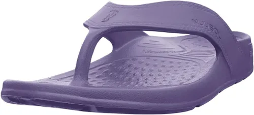 Vista 20 de NUUSOL Sandalias unisex en cascada; calzado antideslizante para senderismo/fascitis plantar; cojín suave, ligero y cómodo; soporte de arco y Negro