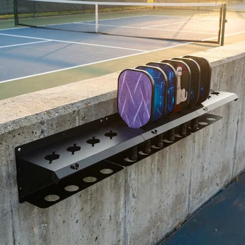 Vista 5 de Pickleball Paddle Rack
