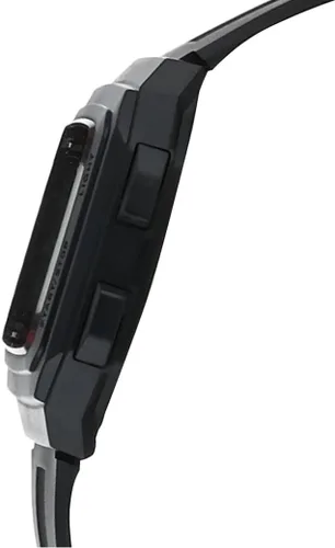 Vista 3 de Casio Reloj deportivo digital de resina negra F201WA-1A para hombre, Negro -, F-201WA-1AV