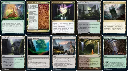 Vista 6 de Elite Squirrel/Token Commander Deck – Chatterfang – Golgari – Negro Verde – EDH – 100 cartas – Magic The Gathering Deck – Muy fuerte