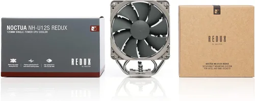 Vista 4 de Noctua NH-U12S Redux, enfriador silencioso de CPU de torre única de alto