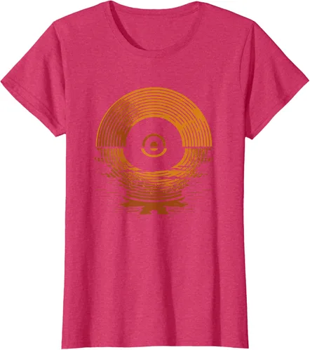 Vista 8 de Vinyl LP Records - Camiseta de vinilo Sunset Negro