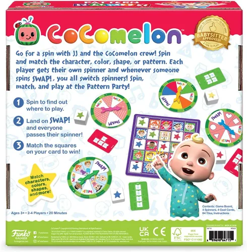 Vista 2 de Juego de fiesta Funko CoComelon para mayores de 3 años